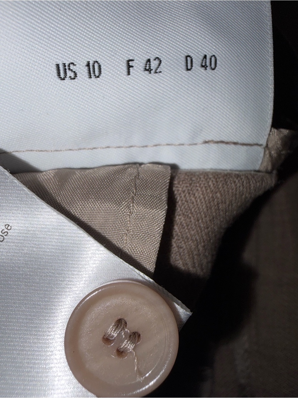 Akris Punto Brown Straight-Leg Wool Blend Pants Sz 10 - Picture 7 of 11